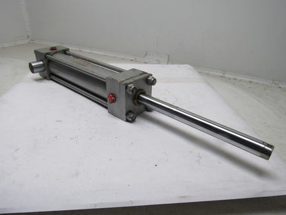 Milwaukee H71-D Pneumatic Air Cylinder 2.5" Bore 10" Stroke Double Rod