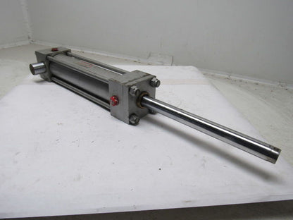 Milwaukee H71-D Pneumatic Air Cylinder 2.5" Bore 10" Stroke Double Rod