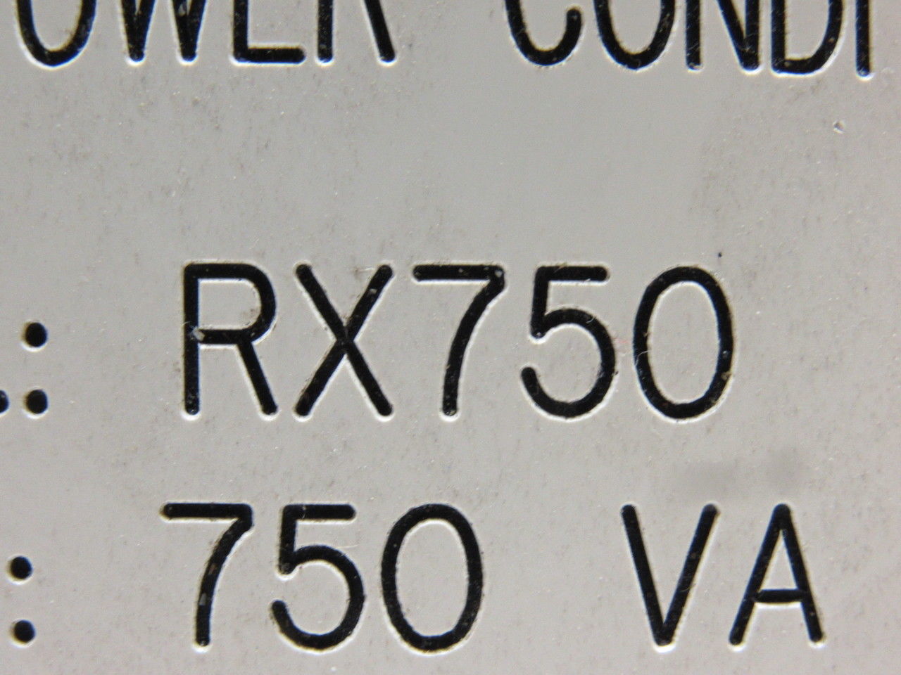 On Power Systems RX750 750Va Power Conditioner 1Ph 480V Primary-120V Sec. 60 Hz