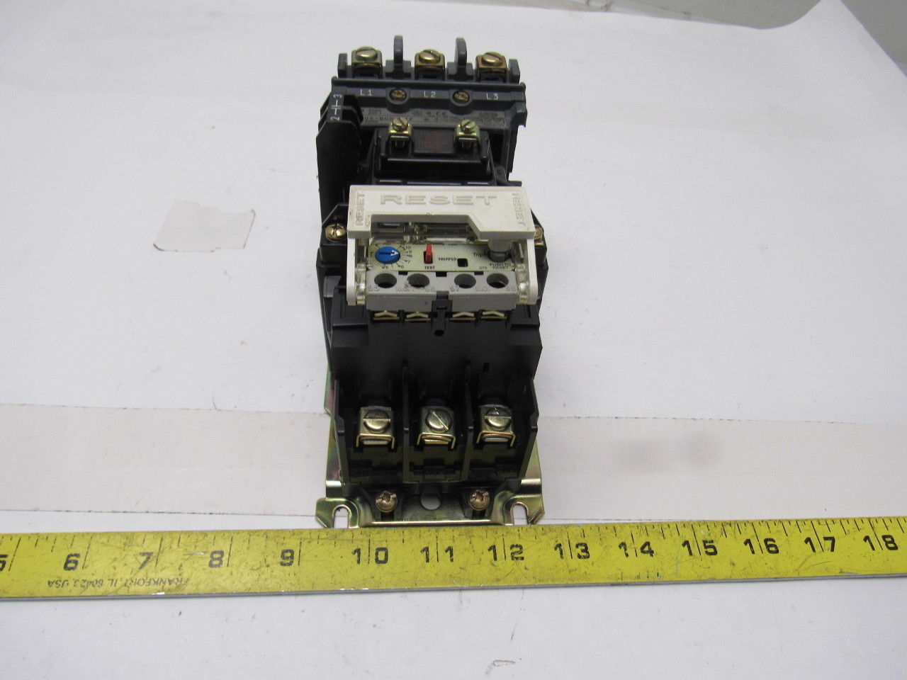Allen Bradley 509-BOD-A1F NEMA 1 Contactor 600V MAX 110V Coil 3.7-12A Trip Range