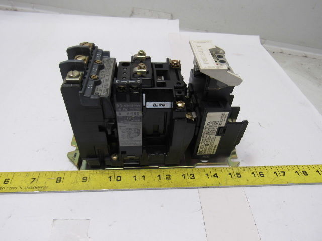 Allen Bradley 509-BOD-A1F NEMA 1 Contactor 600V MAX 110V Coil 3.7-12A Trip Range