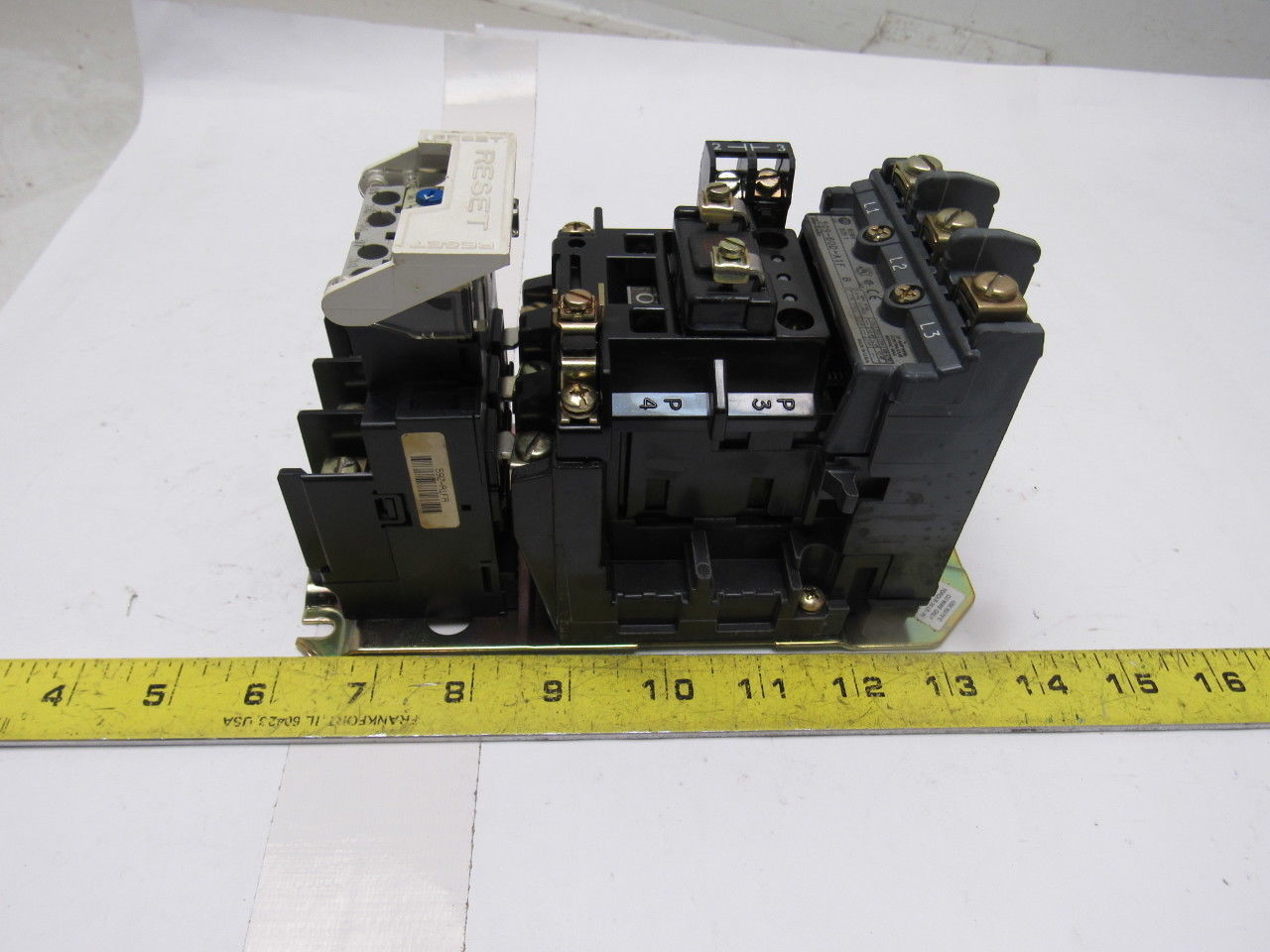 Allen Bradley 509-BOD-A1F NEMA 1 Contactor 600V MAX 110V Coil 3.7-12A Trip Range