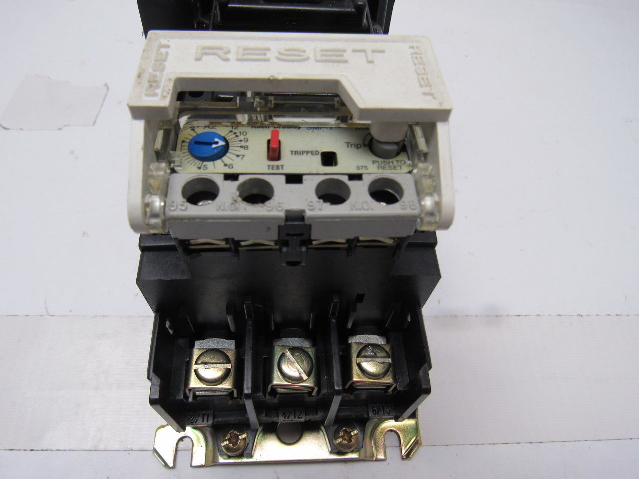 Allen Bradley 509-BOD-A1F NEMA 1 Contactor 600V MAX 110V Coil 3.7-12A Trip Range