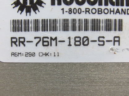 Robohand RR-76M-180-S-A Pneumatic Rotary Actuator 180 Deg Mid Stop
