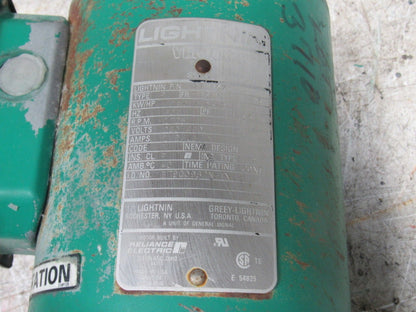 Lightnin 21607 V5Q18 Vektor .25Hp .18kW 1725RPM 230/460V Mixer Parts/Repair
