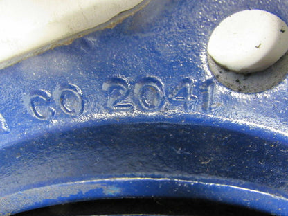 Rose Truck & Caster 2042 2041 10" x3" Cast Iron Crowned Swivel Caster 5x6" Plate