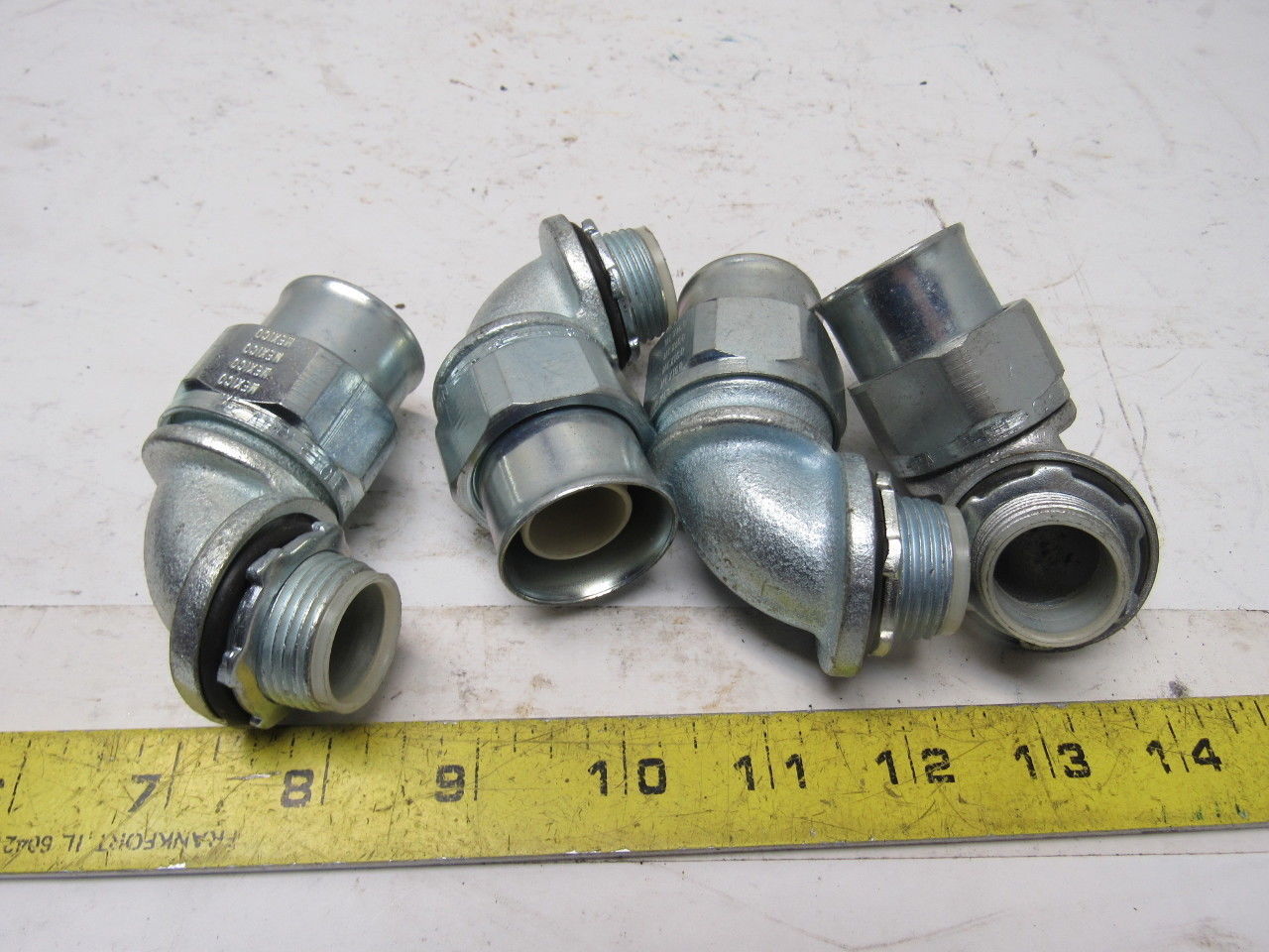Appleton STMN-90075 90° Liquidtight Flexible Conduit Connector 3/4" Lot of 4