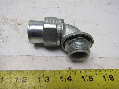 Appleton STMN-90075 90° Liquidtight Flexible Conduit Connector 3/4" Lot of 4