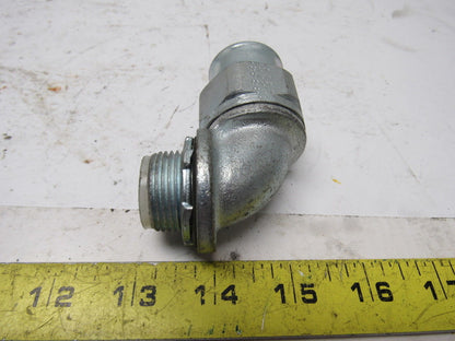 Appleton STMN-90075 90° Liquidtight Flexible Conduit Connector 3/4" Lot of 4