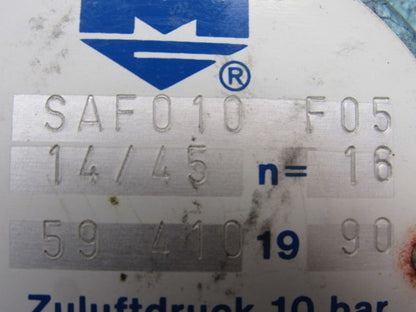 AMG SAF010 F05 Pneumatic Actuator Double Acting 3/4" NPT