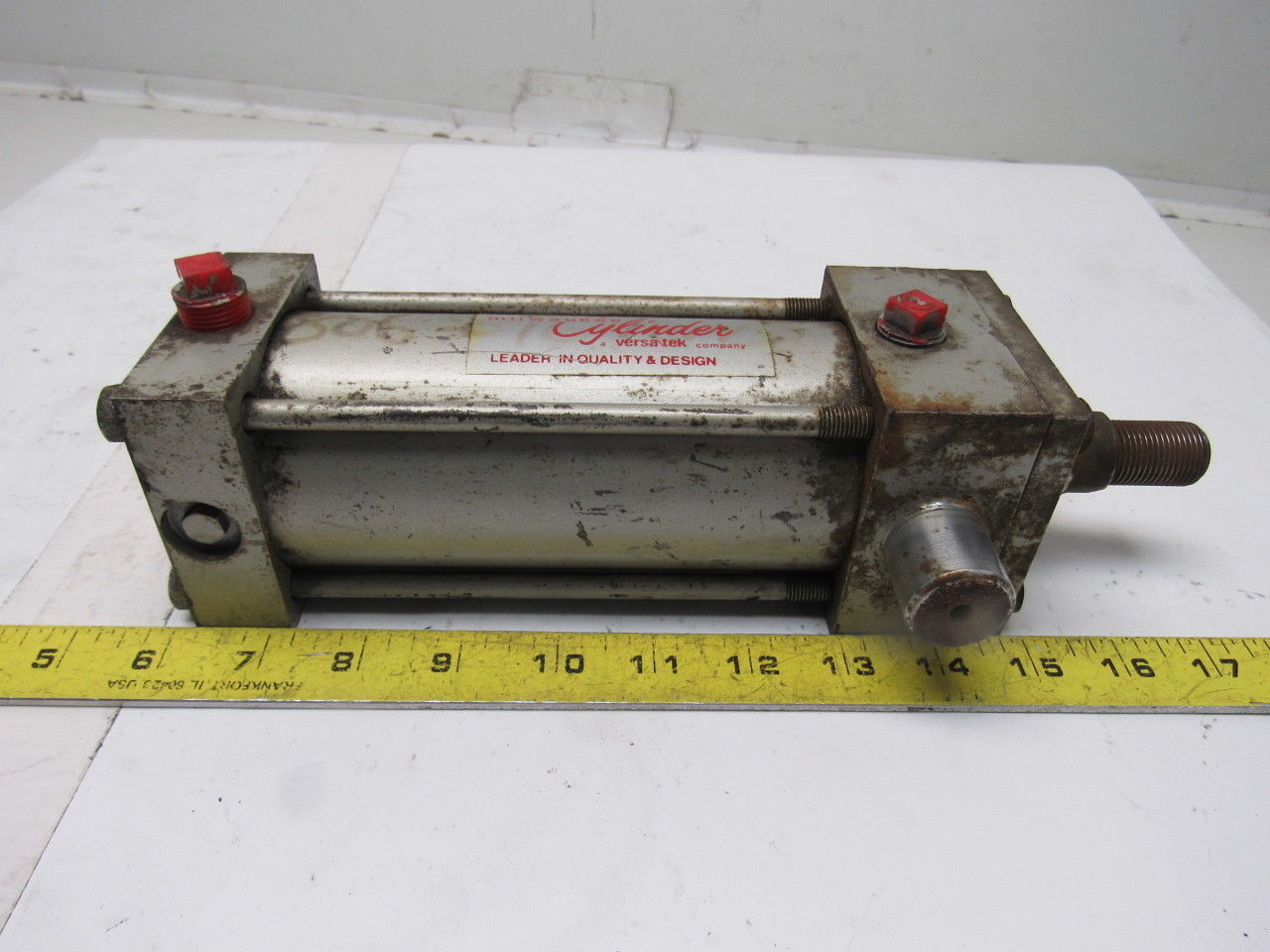 Milwaukee 121-71-24S-2 2-1/2" Bore 4-1/2" Stroke 1" Rod 250PSI Air Cylinder