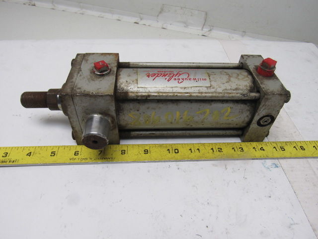 Milwaukee 121-71-24S-2 2-1/2" Bore 4-1/2" Stroke 1" Rod 250PSI Air Cylinder