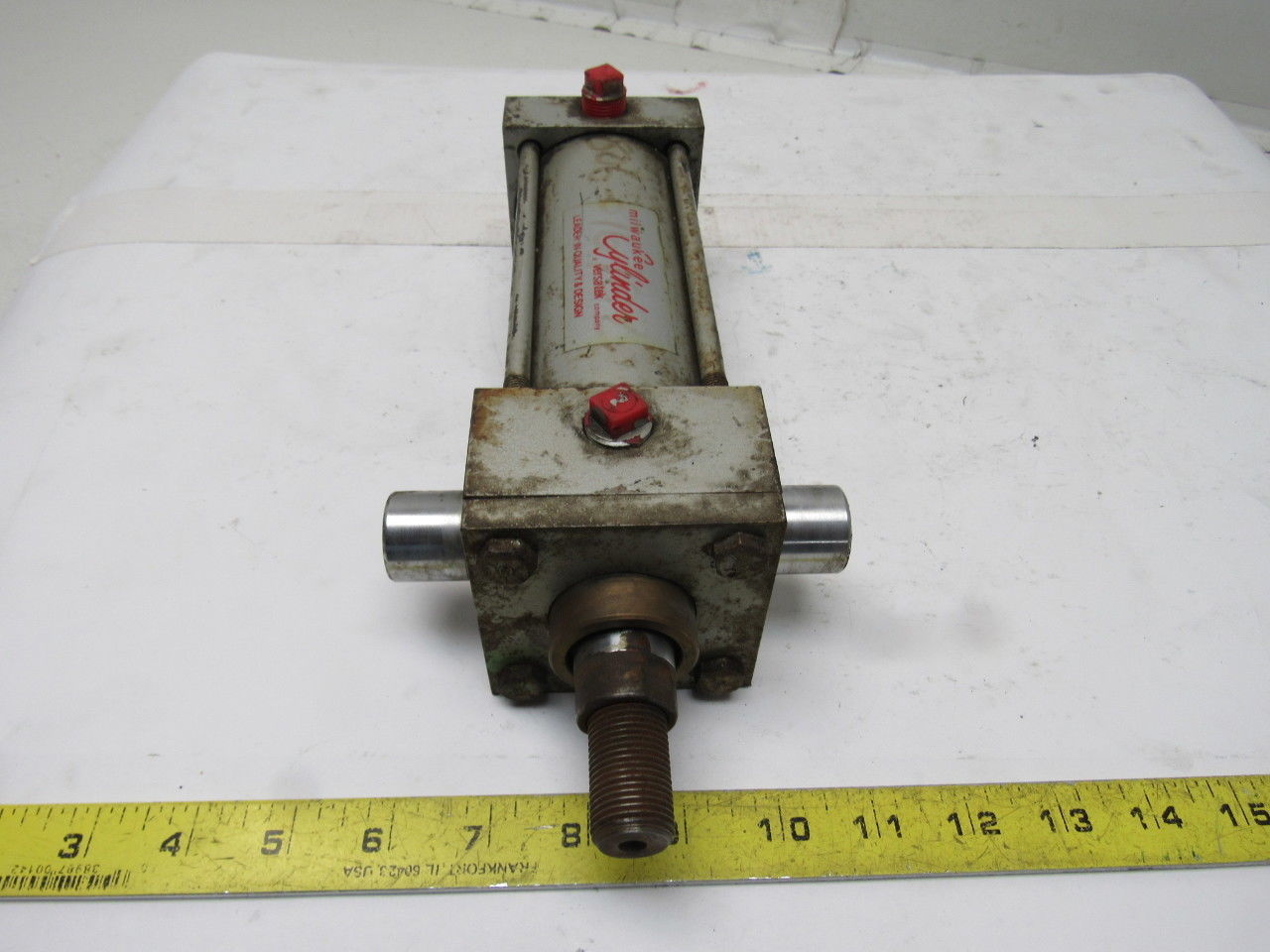 Milwaukee 121-71-24S-2 2-1/2" Bore 4-1/2" Stroke 1" Rod 250PSI Air Cylinder