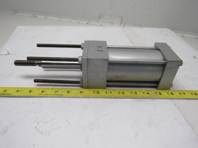 Milwaukee A-12 2-1/2"x 3" Stroke 3/8" Rod 250PSI Extended Tie Rod Air Cylinder