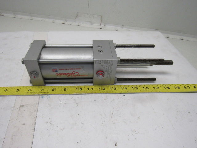 Milwaukee A-12 2-1/2"x 3" Stroke 3/8" Rod 250PSI Extended Tie Rod Air Cylinder