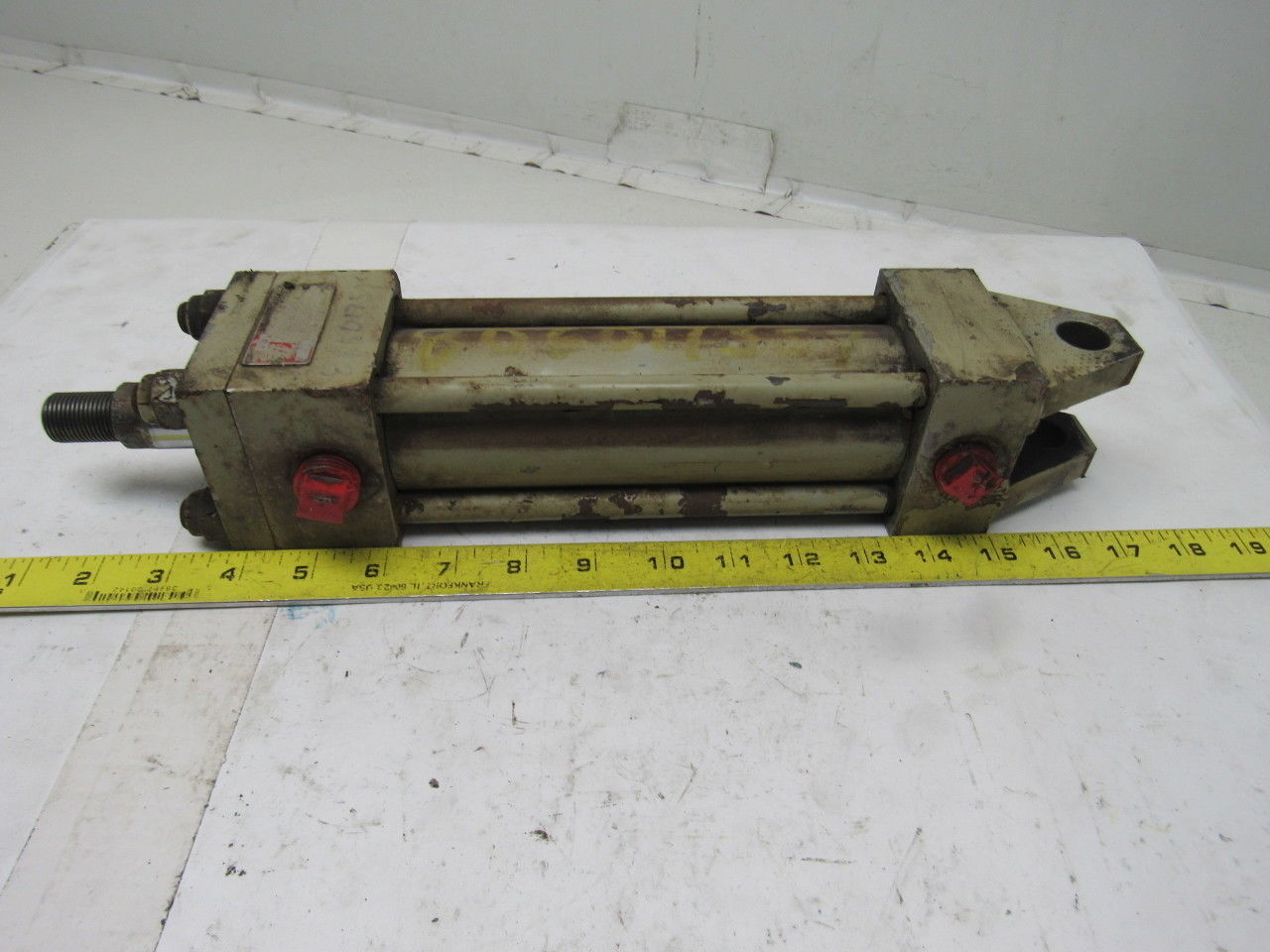 Milwaukee A-71 4" Bore x 3-3/4" Stroke 1" Rod Trunnion 250PSI Air Cylinder