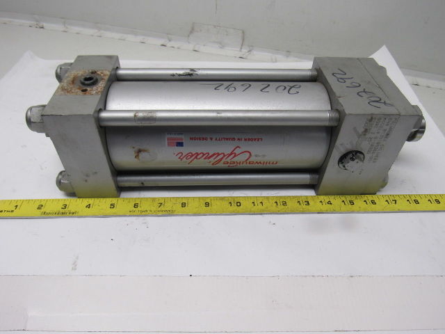 Milwaukee B-18350 3-1/4" Bore 7" Stroke 1-3/8" Rod 3000PSI Hydraulic Cylinder