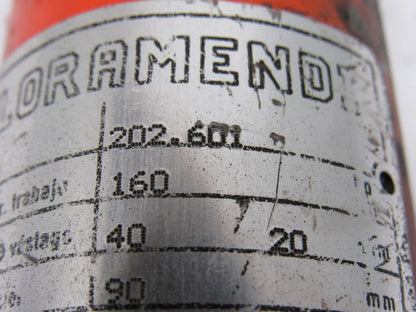 Loramendi 202.601 Welded Hydraulic Cylinder 40mm Bore 90mm Stroke Clevis Ends