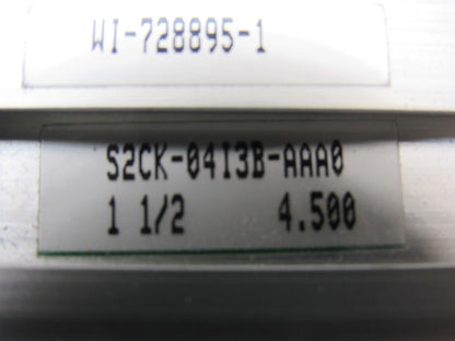 Numatics S2CK-0413B-AAA0 1-1/2" Bore 4-1/2" Stroke 5/8" Rod  Air Cylinder