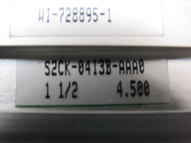 Numatics S2CK-0413B-AAA0 1-1/2" Bore 4-1/2" Stroke 5/8" Rod  Air Cylinder