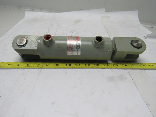 Loramendi Welded Hydraulic Cylinder 40mm Bore 90mm Stroke Clevis Ends