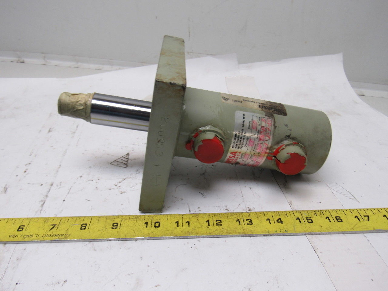 Loramendi Double Ended Hydraulic Cylinder 50mm Bore 50mm Stroke