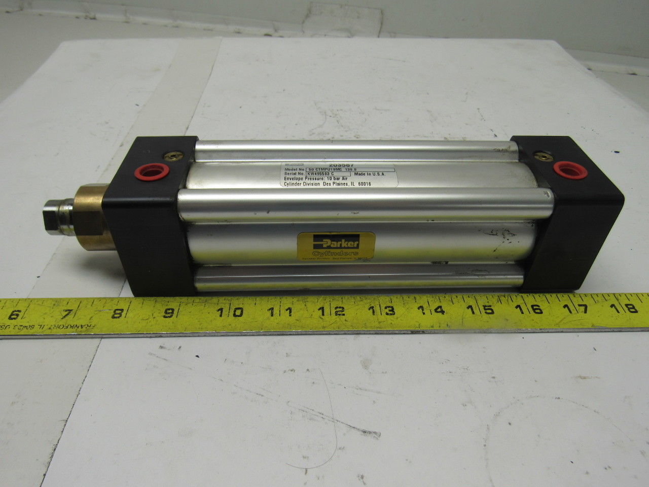 Parker CTMPU19MC 50mm 130mm Stroke 20mm Rod 10Bar Air Cylinder