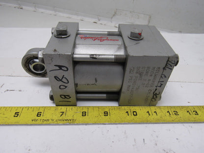 Milwaukee A62 Pneumatic Air Tie Rod Cylinder 2-1/2" Bore 3/4" Stroke Rod Clevis