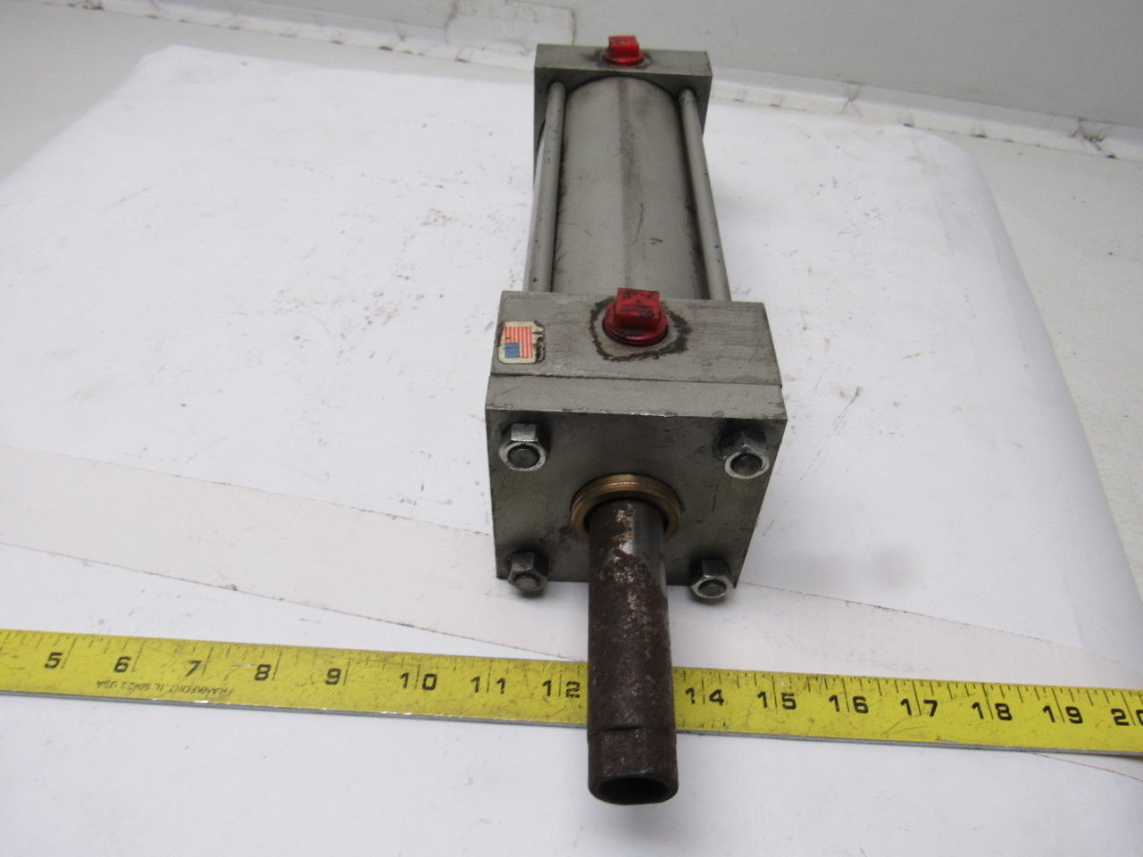 Milwaukee A-61 Pneumatic Air Tie Rod Cylinder 3-1/4" Bore 6-1/4" Stroke