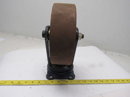 Rose Truck & Caster 2041 Heavy Duty 8" Steel Swivel Caster Wheel