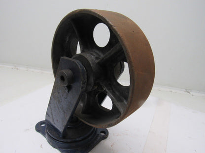 Rose Truck & Caster 2041 Heavy Duty 8" Steel Swivel Caster Wheel