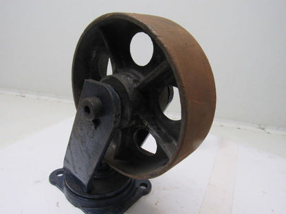 Rose Truck & Caster 2041 Heavy Duty 8" Steel Swivel Caster Wheel