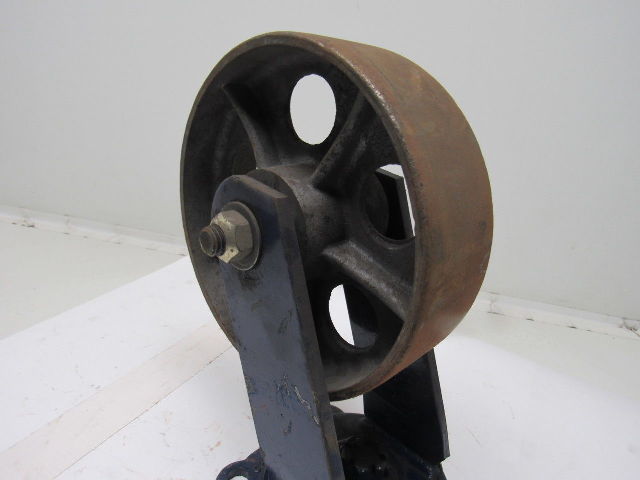 Rose Truck & Caster 2041 Heavy Duty 8" Steel Swivel Caster Wheel