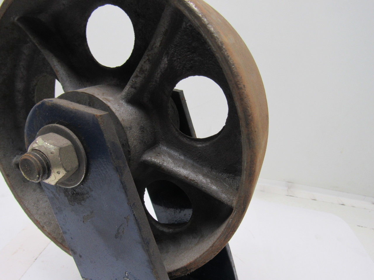 Rose Truck & Caster 2041 Heavy Duty 8" Steel Swivel Caster Wheel