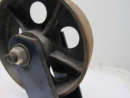 Rose Truck & Caster 2041 Heavy Duty 8" Steel Swivel Caster Wheel