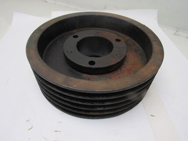 5-5V118E-D 12" Dia. 5 Groove V-Belt Pulley Sheave 3-3/8" Bushed Bore