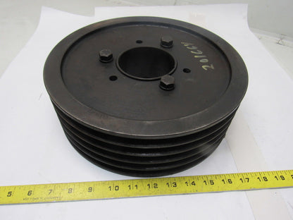 5-5V118E-D 12" Dia. 5 Groove V-Belt Pulley Sheave 3-3/8" Bushed Bore