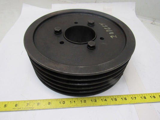 5-5V118E-D 12" Dia. 5 Groove V-Belt Pulley Sheave 3-3/8" Bushed Bore