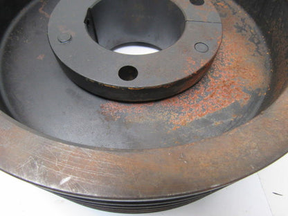 5-5V118E-D 12" Dia. 5 Groove V-Belt Pulley Sheave 3-3/8" Bushed Bore