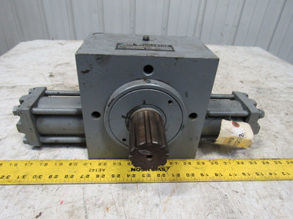 Ohio Oscillator A4000 94° Turn 1/4 Turn Rotary Actuator 2" Male Spline SAE10B