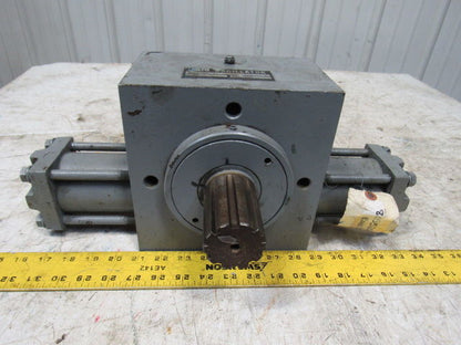 Ohio Oscillator A4000 94° Turn 1/4 Turn Rotary Actuator 2" Male Spline SAE10B