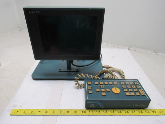 K J Law G2500 M3300-ES03 Ultra Gage Key Box Pad & 10" Monitor Display