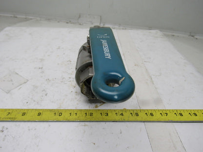 Jamesbury CF8M 1-1/2" Threaded Ball Valve Stainless Steel 1000CWP