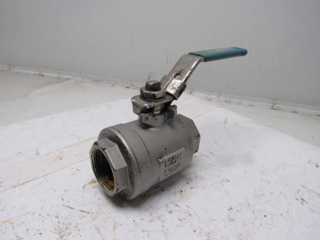 Jamesbury CF8M 1-1/2" Threaded Ball Valve Stainless Steel 1000CWP