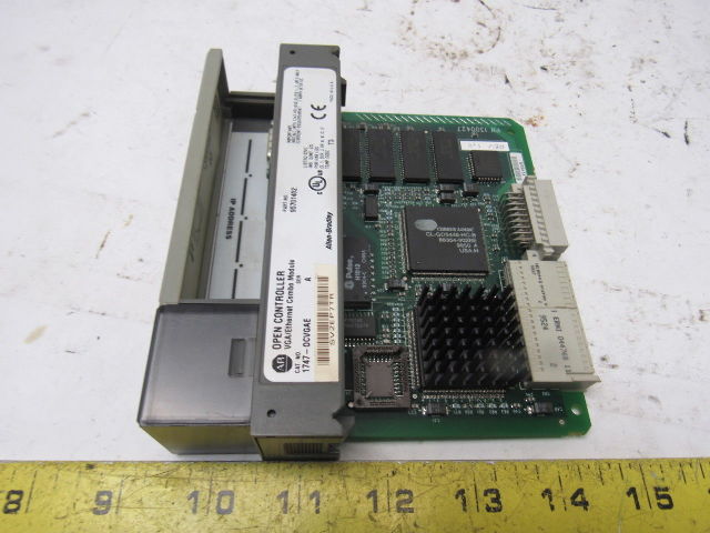 A-B Allen Bradley 1747-OCVGAE Ser. A VGA/Ethernet Combo Module