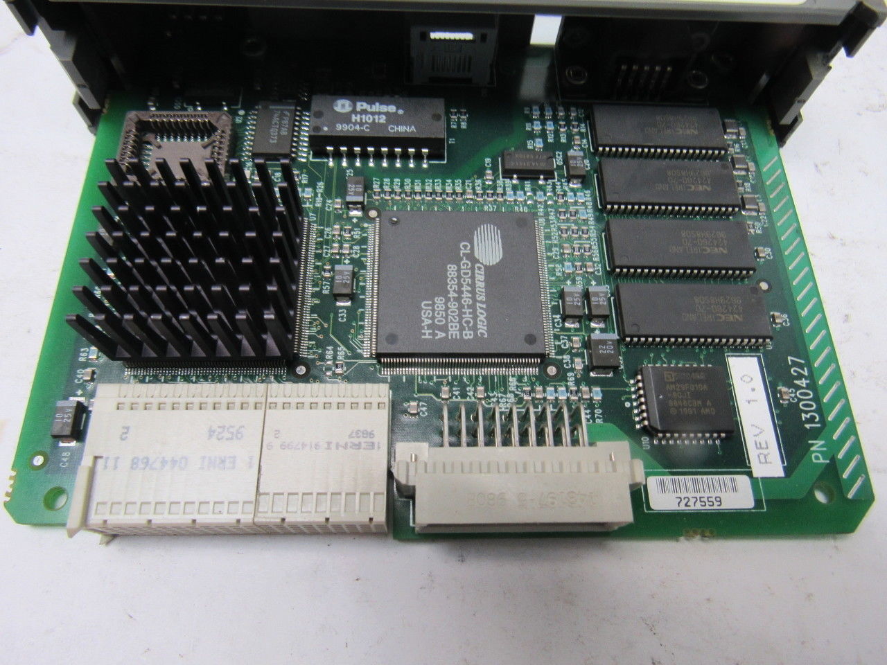 A-B Allen Bradley 1747-OCVGAE Ser. A VGA/Ethernet Combo Module