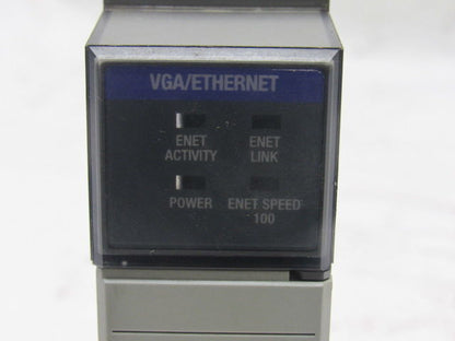 A-B Allen Bradley 1747-OCVGAE Ser. A VGA/Ethernet Combo Module