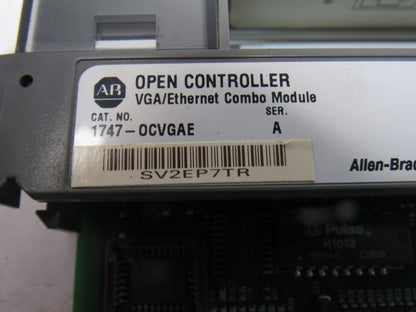 A-B Allen Bradley 1747-OCVGAE Ser. A VGA/Ethernet Combo Module