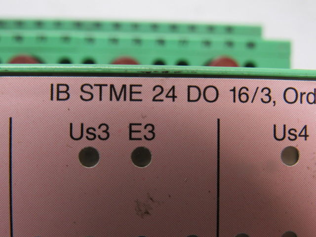 Phoenix IB STME 24 DO 16 /3 Interbus 16 Digital Output 24VDC Module Terminal