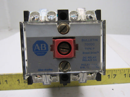 A-B Allen Bradley 700DC-P200DZ24 Ser. D General Purpose Relay